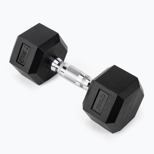Pogumovaná činka XTREXO Hex HXD75 7.5 kg