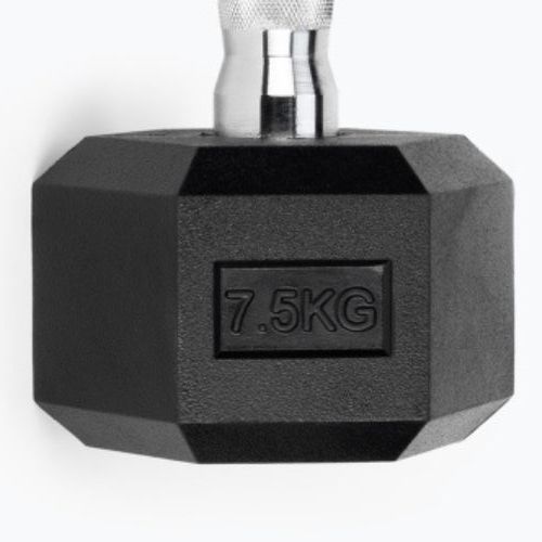 Pogumovaná činka XTREXO Hex HXD75 7.5 kg