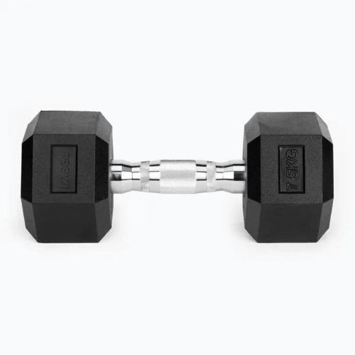Pogumovaná činka XTREXO Hex HXD75 7.5 kg