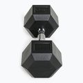 Pogumovaná činka XTREXO Hex HXD150 15 kg 4
