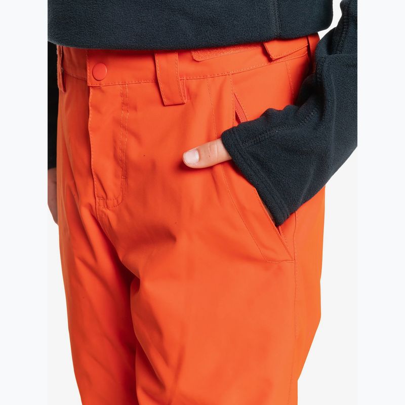 Dětské snowboardové kalhoty Quiksilver Estate oranžové EQBTP03033 5