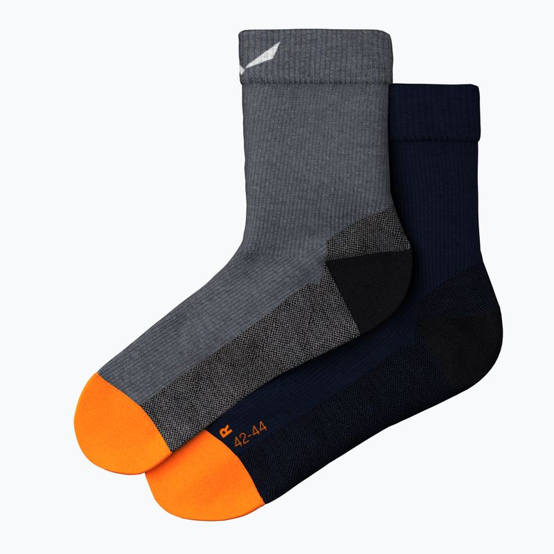 Salewa MTN TRN AM pánské trekingové ponožky navy blue-grey 00-0000069034 3
