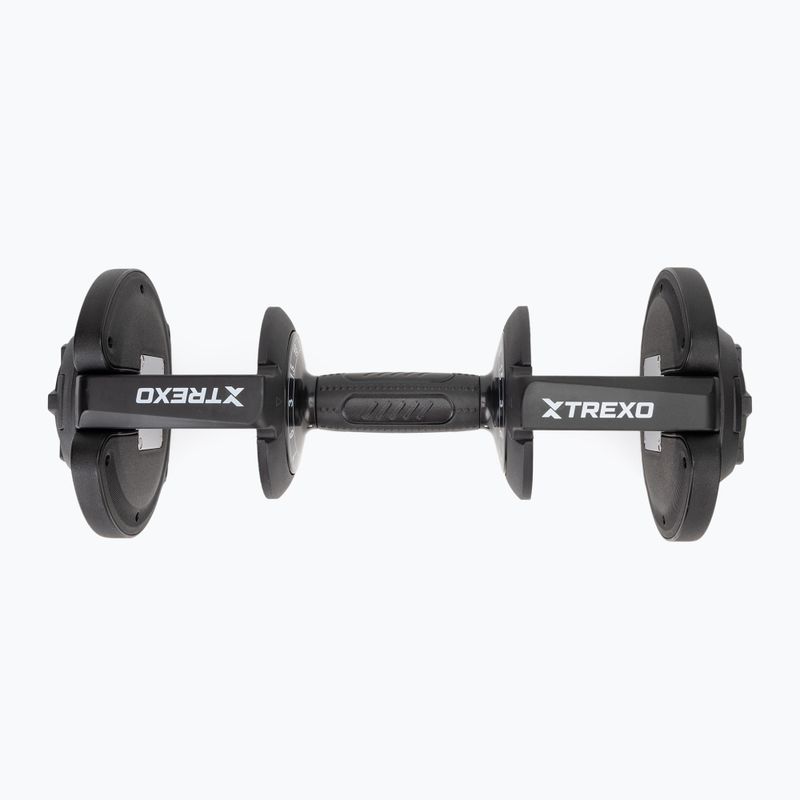 Nastavitelná činka XTREXO TXO-B4W003 18 kg black 10