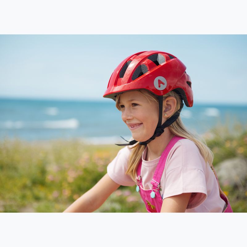 Dětská cyklistická přilba ATTABO K200 červená 11