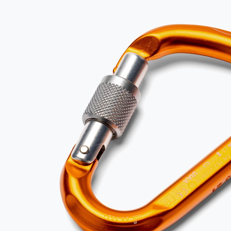 Karabina Climbing Technology Hms Zakręcany Snappy Cf Sg L4590007 oranžová 2C45900WBG 3