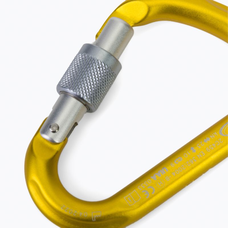 Karabina Climbing Technology Snappy SG žlutá 3